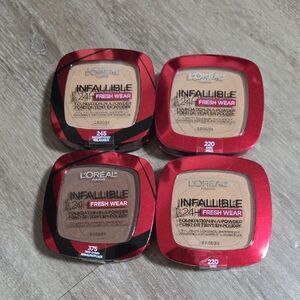 L'Oreal Infallible Fresh Wear Powder Foundation - Sand 220 (Beige/Tan)